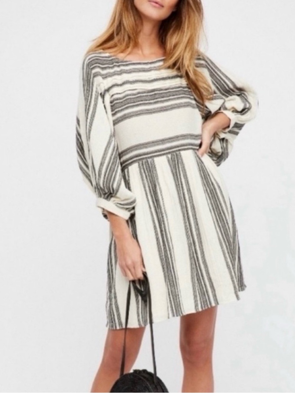 Free People Lilly Striped Mini Dress